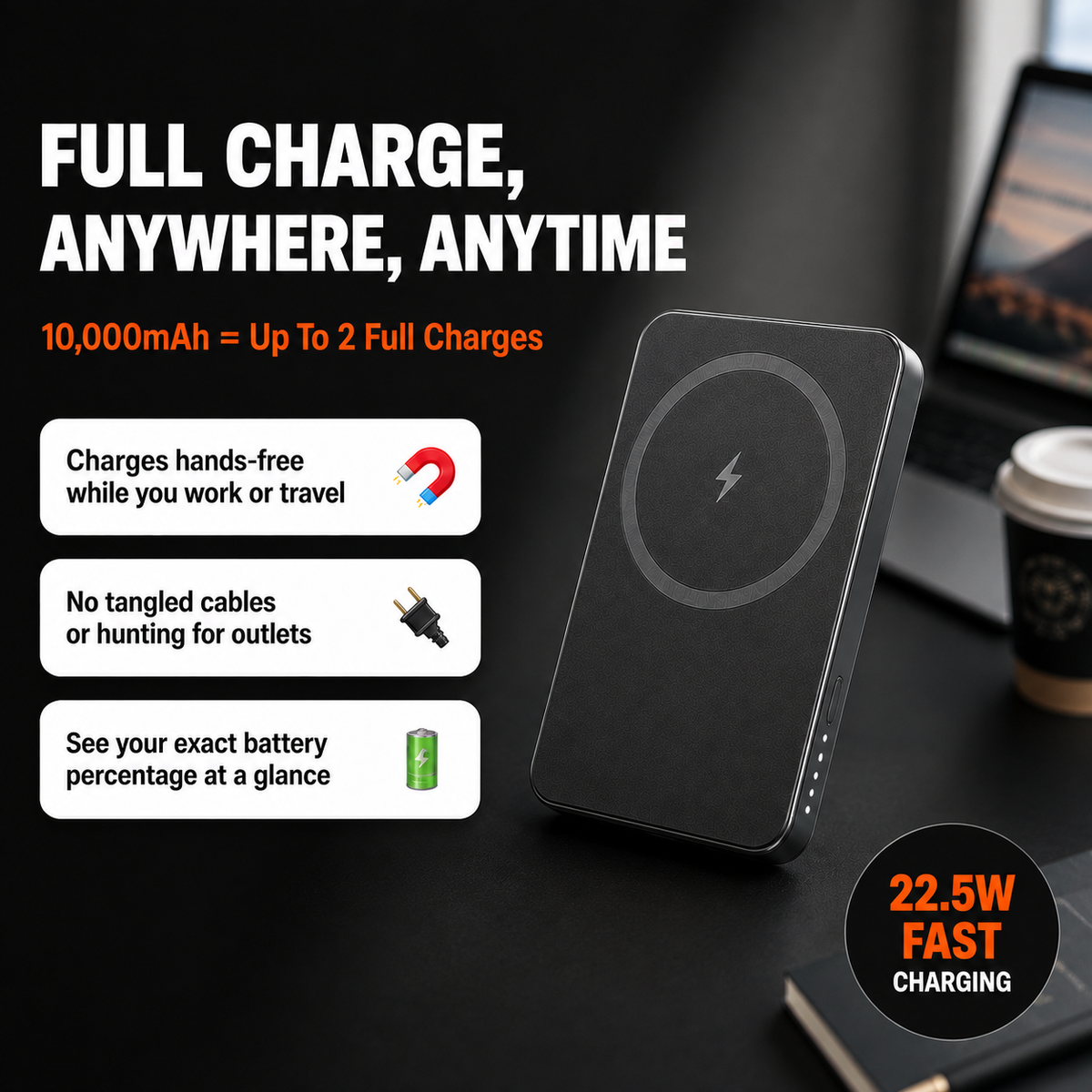 SnapCharge - The Power Bank That Ends Tangled Cables